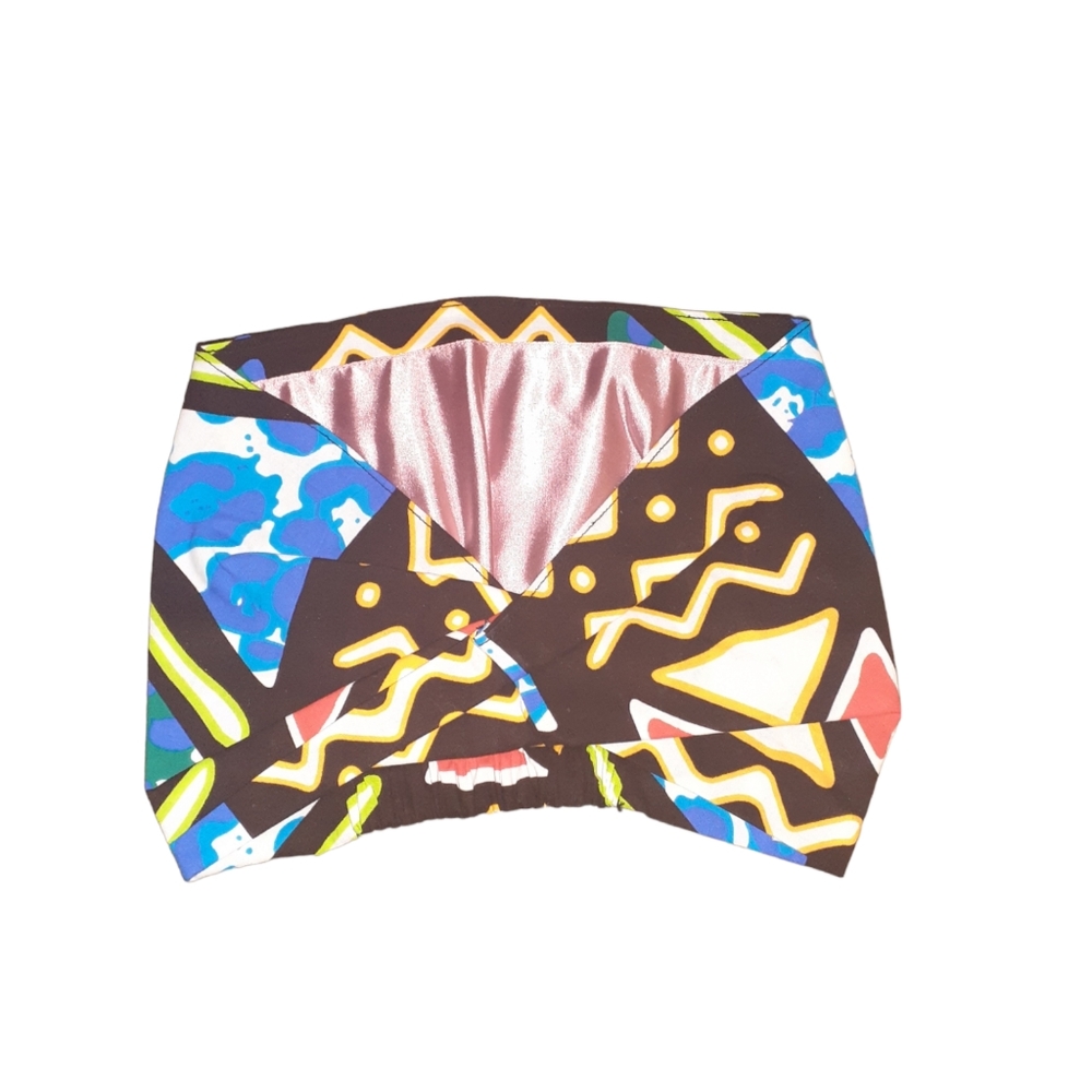 You Go Natural YGN Headwraps BOMBAY OPEN CROWN TURBAN Size S/M NWT